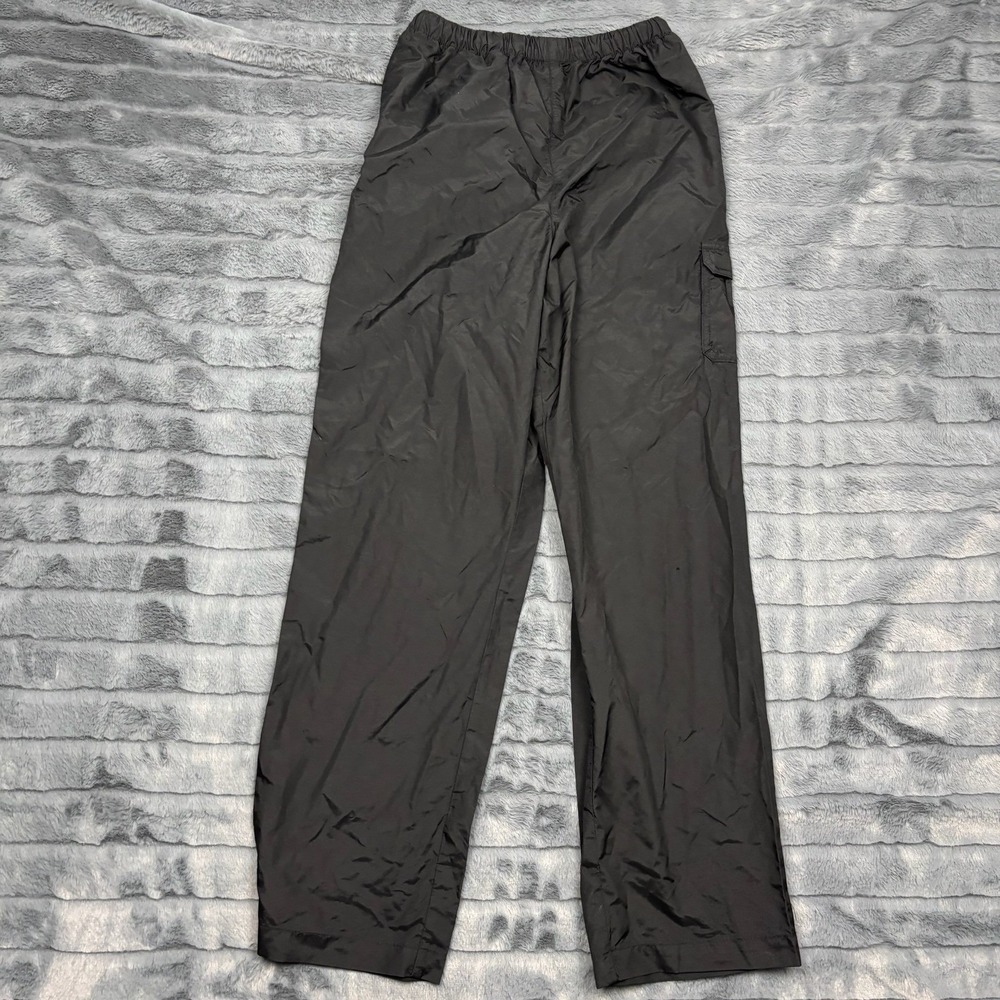 Columbia Youth Large Black Cargo Rain Pants Nylon Outdoor Hiking KY 8012